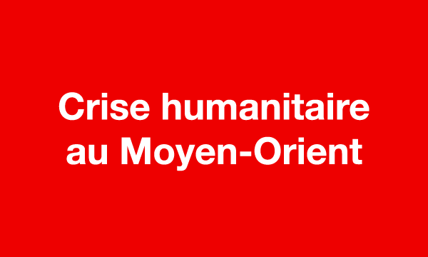 Crise humanitaire au Moyen-Orient