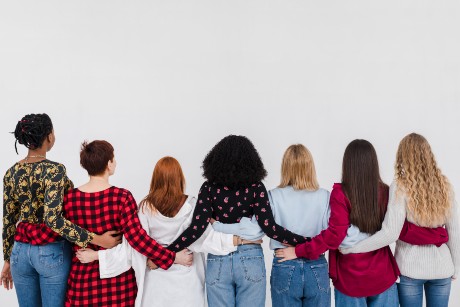 Women from the back