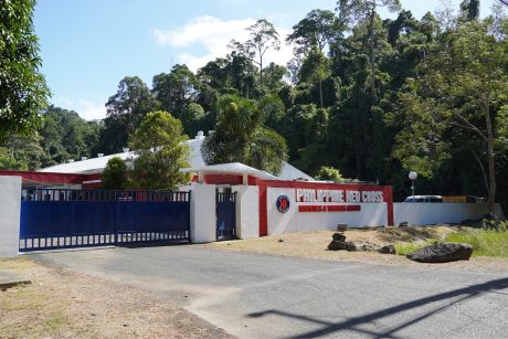 Exterior of a Philipinne Red Cross building.