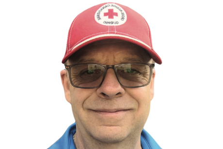 Une photo de profil d'un bénévole de la Croix-Rouge
