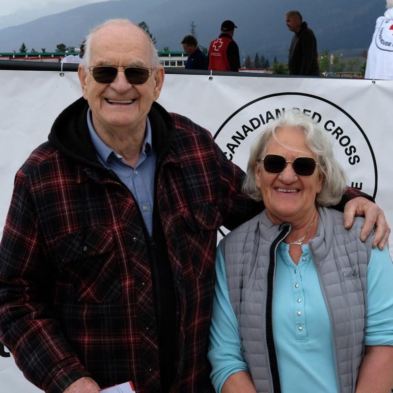 Red Cross beneficiaries that were affected by Alberta wildfires. 
