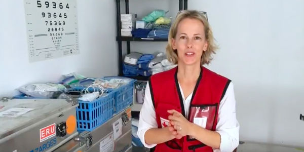 Red Cross support to healthcare facility in Barbuda