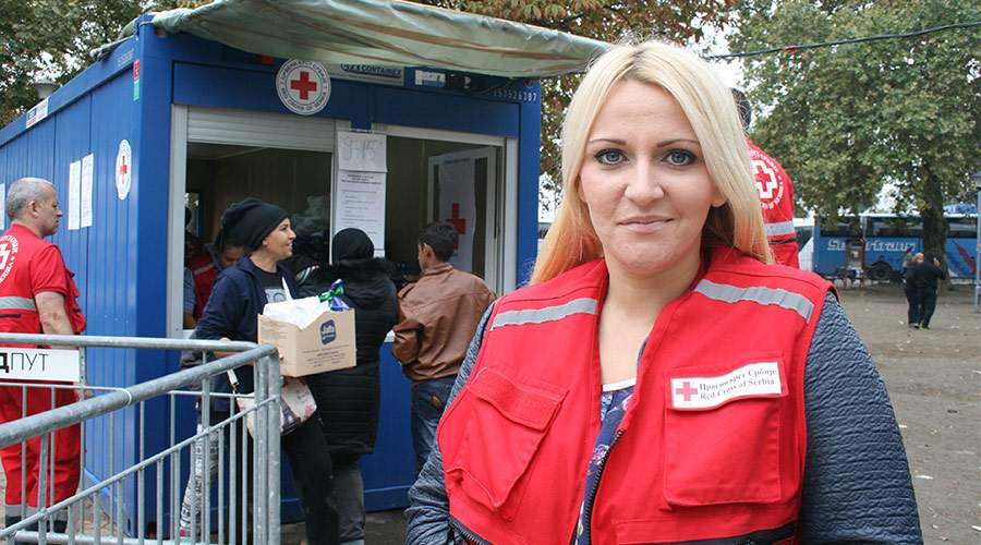 Milica Dukic, ancienne réfugiée et bénévole de la Croix-Rouge de la Serbie